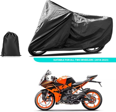 CODOKI Two Wheeler Cover for KTM(RC 200 BS6, Black)