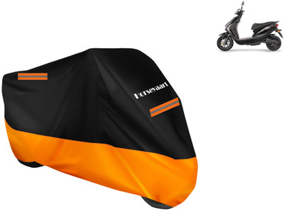 Horseyaart Waterproof Two Wheeler Cover for Ampere(Reo Elite BS6, Orange)
