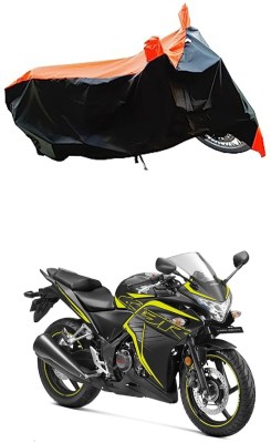 VESMEI Two Wheeler Cover for Honda(CBR 250R, Orange)