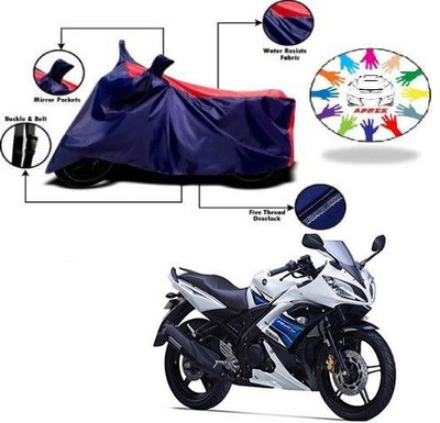 DeepShakshi AUTOMOTIVE Waterproof Two Wheeler Cover for Yamaha(YZF R15 S, Blue, Red)