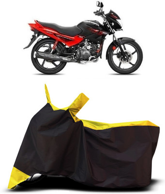 VESMEI Two Wheeler Cover for Hero(Glamour Programmed FI, Yellow)