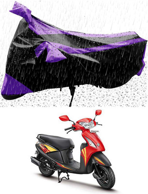 MWBB Waterproof Two Wheeler Cover for Hero(Pleasure, Black)
