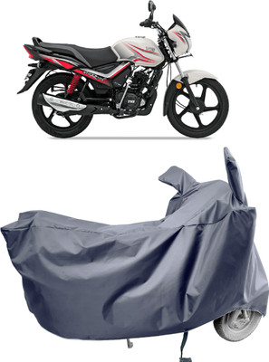 Amexride Two Wheeler Cover for TVS(Star City Plus BS6, Grey)