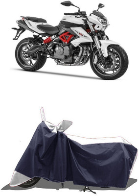 SUGASHRI Waterproof Two Wheeler Cover for Benelli(TNT 600i, White, Blue)
