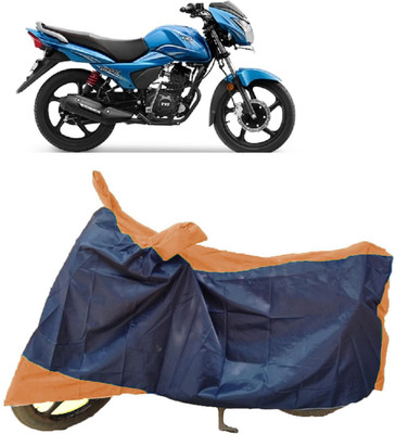 ANTOFY Two Wheeler Cover for TVS(Victor New, Multicolor)