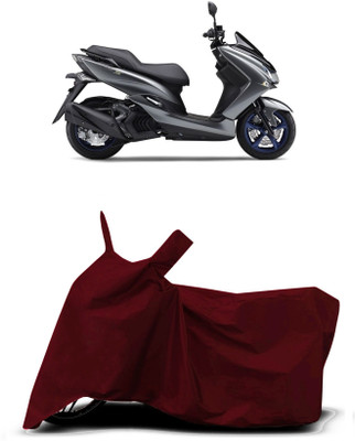 VESMEI Two Wheeler Cover for Yamaha(Majesty S 155 maxi BS6, Red)