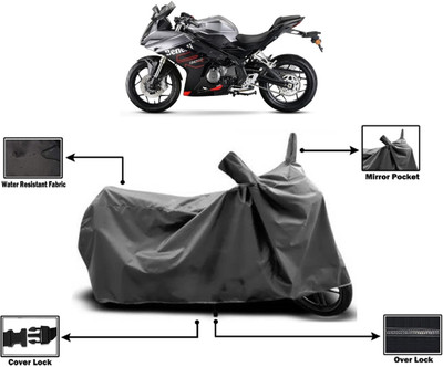 Amexride Two Wheeler Cover for Benelli(302R, Grey)