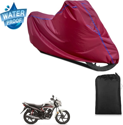 PAGORA Waterproof Two Wheeler Cover for Honda(Dream Yuga, Maroon)