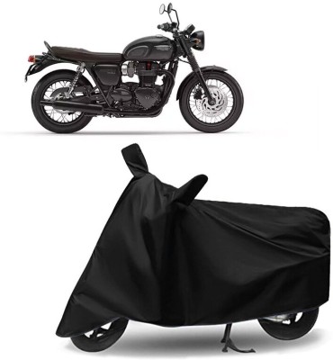 AUTO PEARL Two Wheeler Cover for Triumph(Bonneville T120 Black BS6, Black)