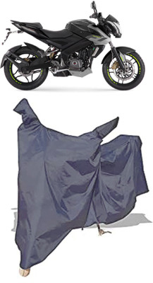 Amexride Two Wheeler Cover for Bajaj(Pulsar 200NS FI, Grey)