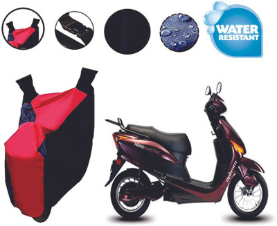 RTS COLLECTIONS Waterproof Two Wheeler Cover for Hero(Electric Optima Li BS6, Red, Blue)