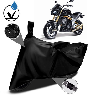 OliverX Waterproof Two Wheeler Cover for Mahindra(MOJO XT 300, Black)