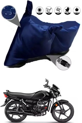 RONISH Waterproof Two Wheeler Cover for Hero(HF Deluxe, Blue)