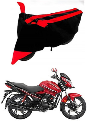 AutoGalaxy Waterproof Two Wheeler Cover for Hero(Glamour i3s, Red, Black)