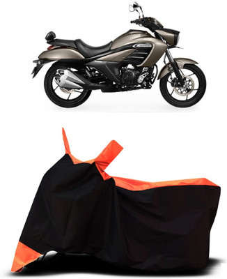 VESMEI Two Wheeler Cover for Suzuki(Intruder BS6, Orange)