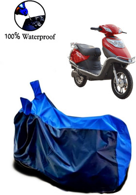APNEK Waterproof Two Wheeler Cover for Hero(Electric Flash, Blue)