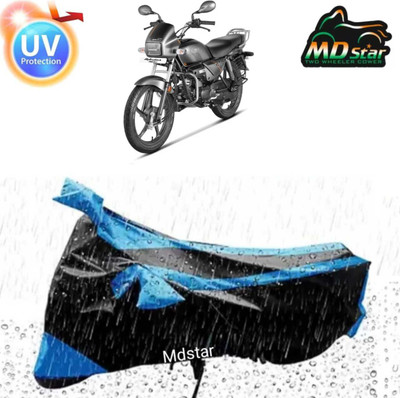 Mdstar Waterproof Two Wheeler Cover for Ola(Access 125, Blue, Black)