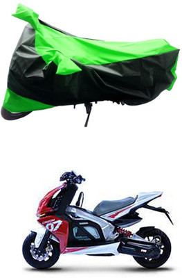 Mdstar Waterproof Two Wheeler Cover for TVS(Creon, Green, Black)