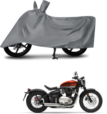 DeepShakshi AUTOMOTIVE Waterproof Two Wheeler Cover for Triumph(Bonneville Bobber, Grey)