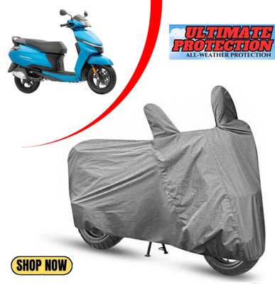 PAGORA Waterproof Two Wheeler Cover for TVS(Jupiter 125, Grey)
