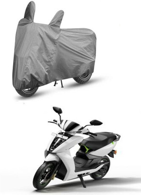 Mdstar Waterproof Two Wheeler Cover for 22Motors(Flow, Grey)