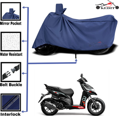 KEDIT Two Wheeler Cover for Aprilia(Blue)