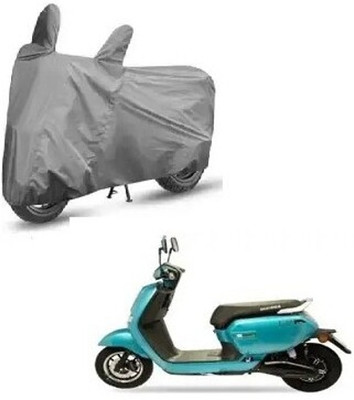 Tritika Waterproof Two Wheeler Cover for Okinawa(Lite, Grey)