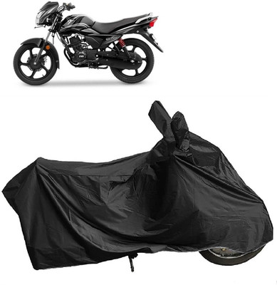 MMSSTAR Waterproof Two Wheeler Cover for TVS(Victor BS6, Black)