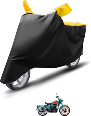 Caronix Waterproof Two Wheeler Cover for Royal Enfield(Yellow)