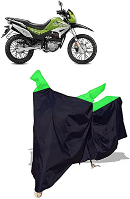Amexride Two Wheeler Cover for Hero(Impulse, Black, Green)