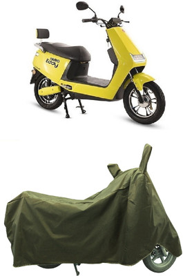 Coxtor Waterproof Two Wheeler Cover for Hero(Electric EDDy, Green)