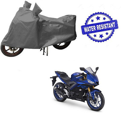 DeepShakshi AUTOMOTIVE Waterproof Two Wheeler Cover for Yamaha(YZF R25, Grey)