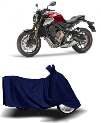 Tritika Waterproof Two Wheeler Cover for Honda(CBR650R, Blue)