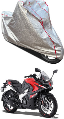 PAGORA Waterproof Two Wheeler Cover for Bajaj(Pulsar RS200 BS6, Silver)