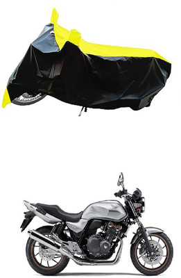 VESMEI Two Wheeler Cover for Honda(CB 400, Yellow)