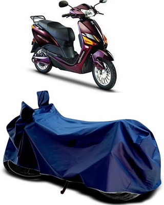 KEDIT Two Wheeler Cover for Hero(Electric Optima Plus, Blue)