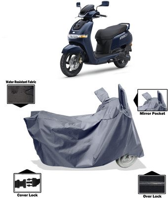 Amexride Two Wheeler Cover for TVS(iQube Electric, Grey)