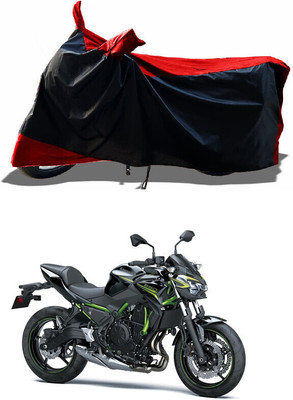DeepShakshi AUTOMOTIVE Waterproof Two Wheeler Cover for Kawasaki(Z650, Red)