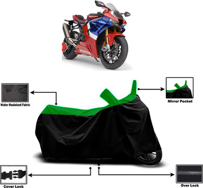 Amexride Two Wheeler Cover for Honda(CBR 1000RR, Green)