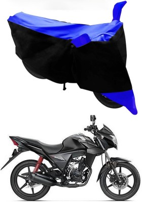 Furious3D Two Wheeler Cover for Honda(CB Twister, Blue, Black)