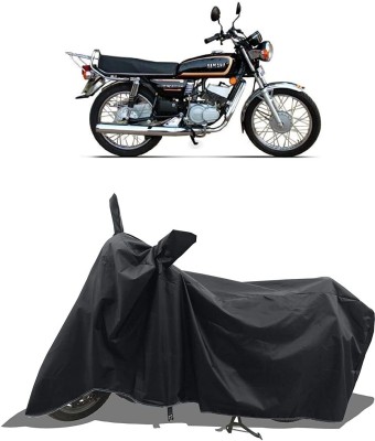 DeepShakshi AUTOMOTIVE Two Wheeler Cover for Yamaha(RX135, Black)