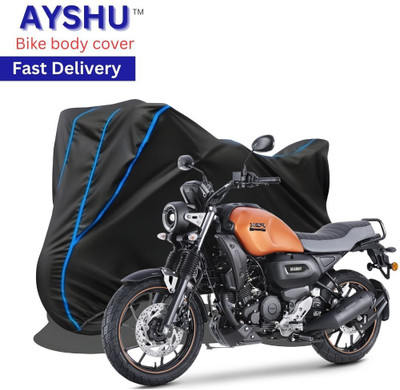 AYSHU Waterproof Two Wheeler Cover for Yamaha(FZ-X, Black, Red)