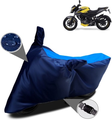 AutoGalaxy Waterproof Two Wheeler Cover for Bajaj(Pulsar NS 200, Blue)