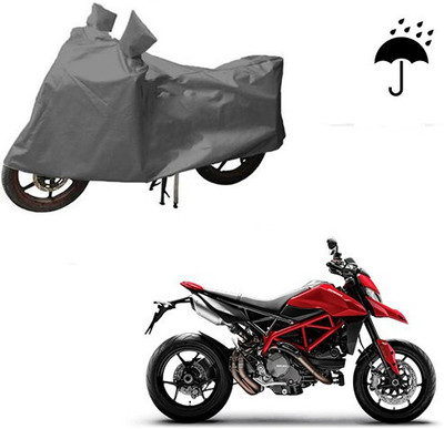 DeepShakshi AUTOMOTIVE Waterproof Two Wheeler Cover for Ducati(Hyperstrada, Grey)