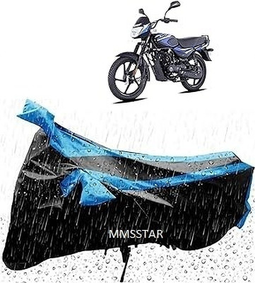 Mdstar Waterproof Two Wheeler Cover for Bajaj(200 Duke BS6, Blue, Black)