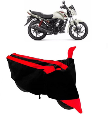 Mdstar Waterproof Two Wheeler Cover for Suzuki(Sling, Red)