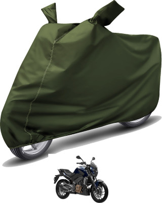 Caronix Waterproof Two Wheeler Cover for Bajaj(Dominar 400, Green)