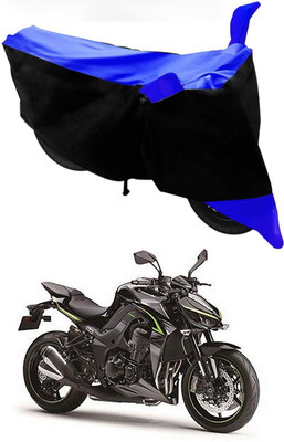 Furious3D Two Wheeler Cover for Kawasaki(Z1000, Blue, Black)