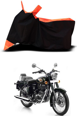 VESMEI Two Wheeler Cover for Royal Enfield(Electra 4S, Orange)