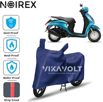 NOIREX Waterproof Two Wheeler Cover for Yamaha(Fascino, Blue)